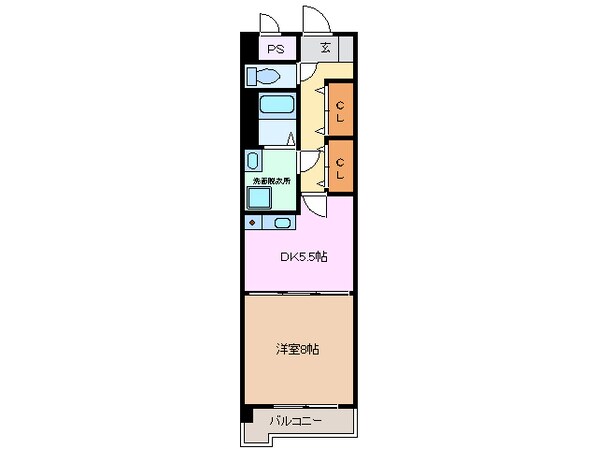 近鉄四日市駅 徒歩9分 7階の物件間取画像